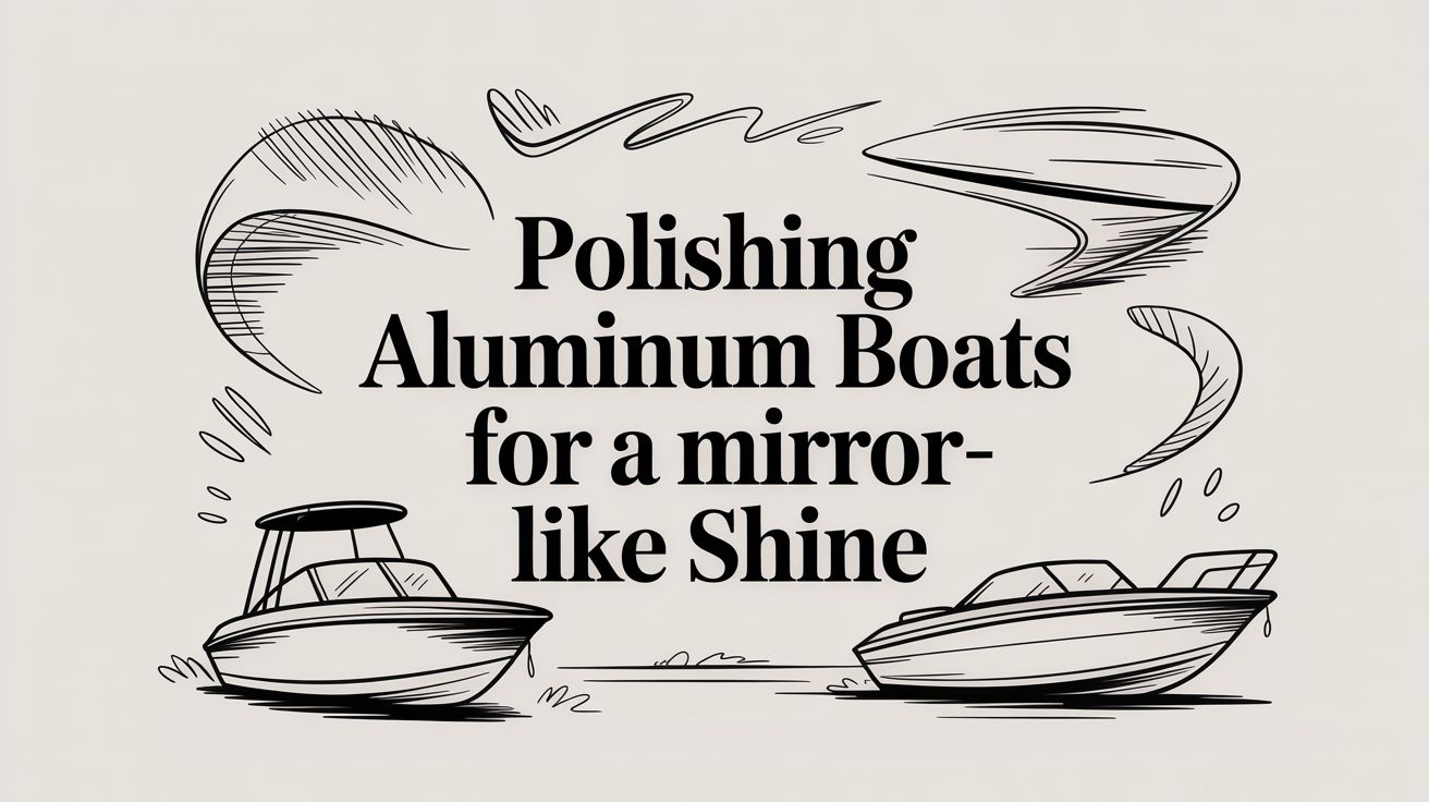 Polishing Aluminum Boats for a Mirror-Like Shine