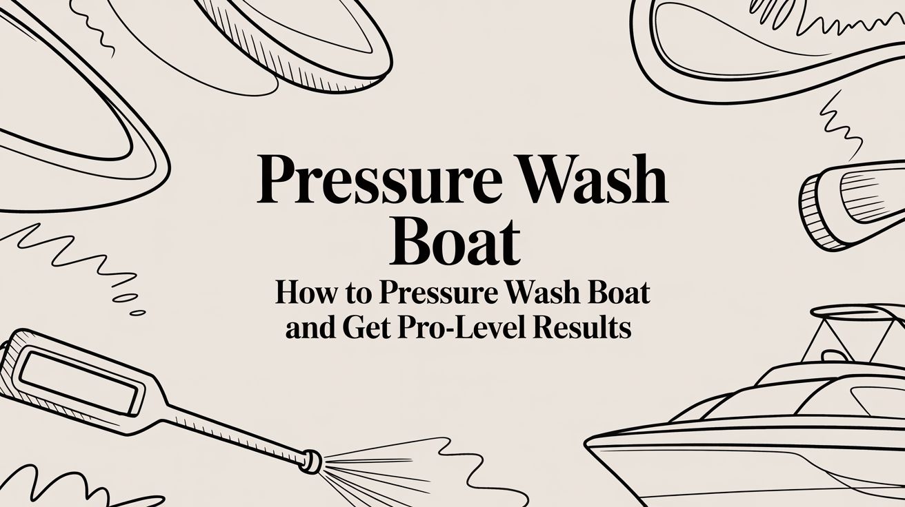 How to Pressure Wash Your Boat for Pro-Level Results