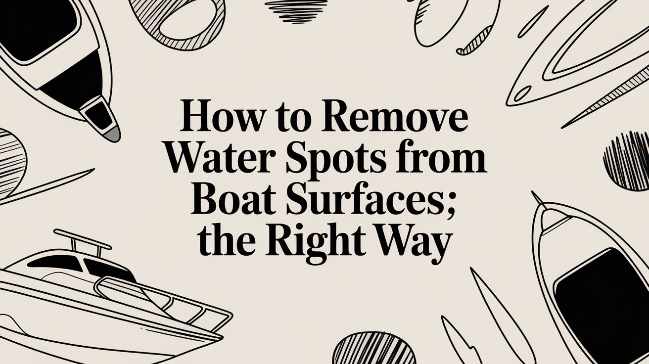 How to Remove Water Spots From Boat Surfaces The Right Way