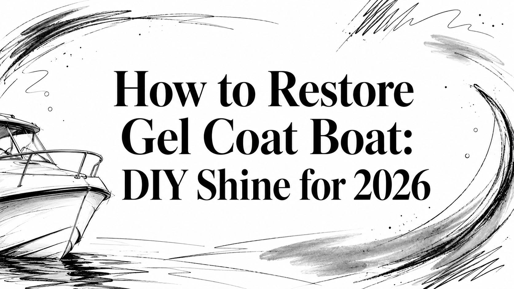 How to Restore Gel Coat Boat: DIY Shine for 2026