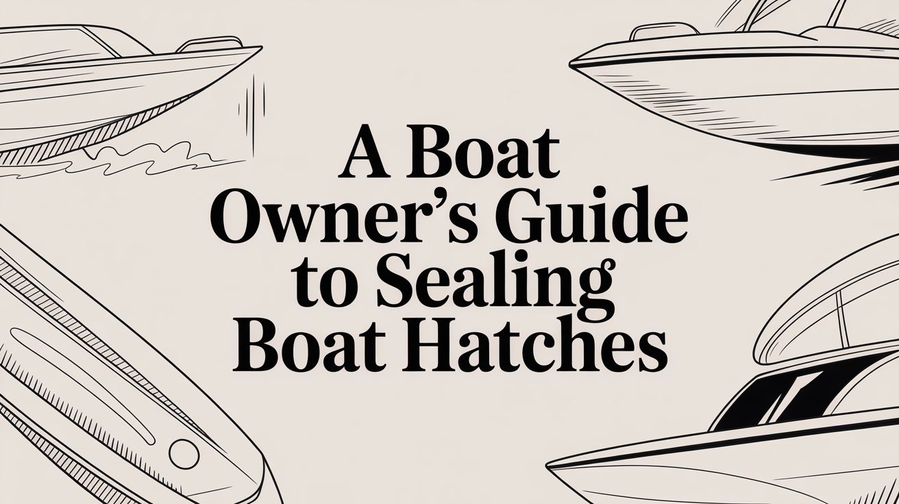 Your Complete Guide to Sealing Boat Hatches