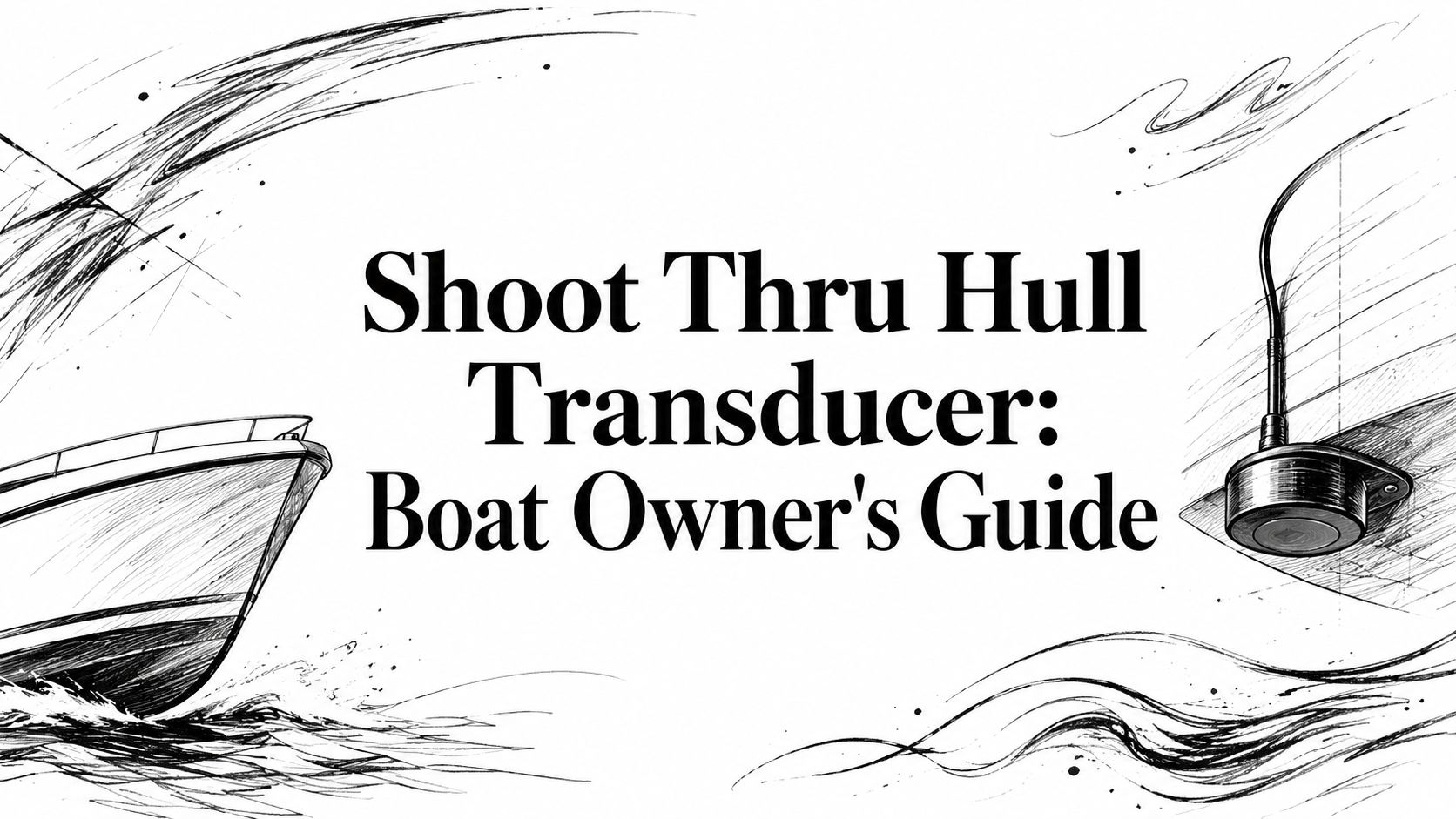 Shoot Thru Hull Transducer: Boat Owner's Guide