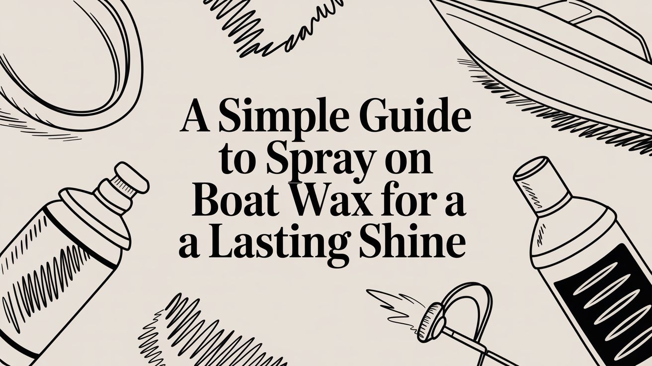 A Simple Guide to Spray On Boat Wax for a Lasting Shine