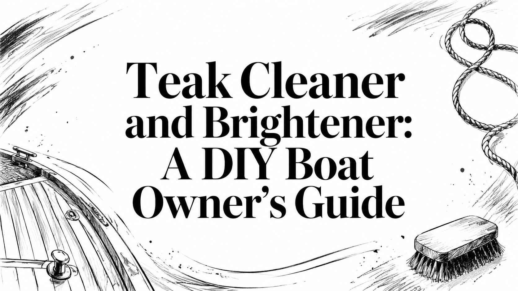 Teak Cleaner and Brightener: A DIY Boat Owner's Guide