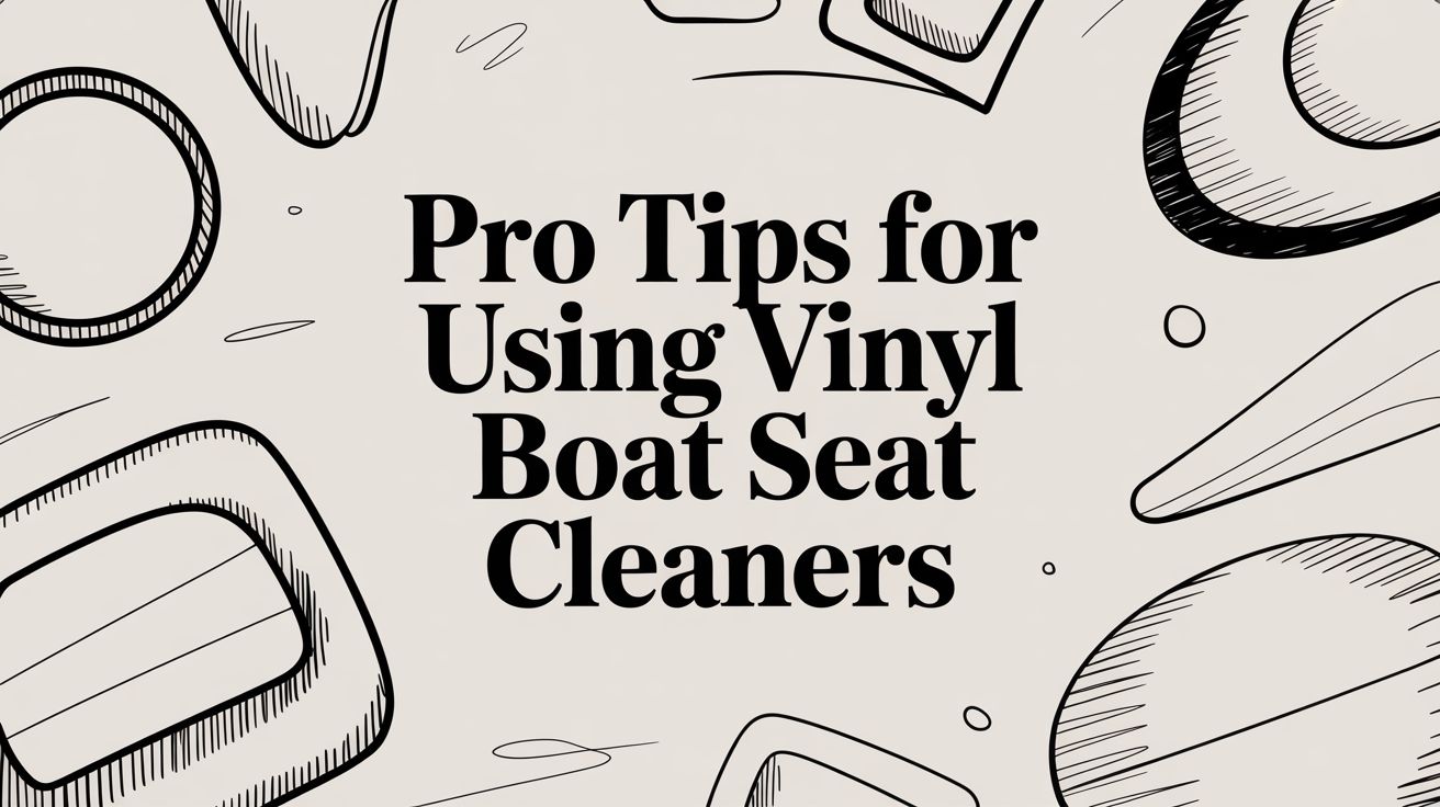 Pro Tips for Using Vinyl Boat Seat Cleaners
