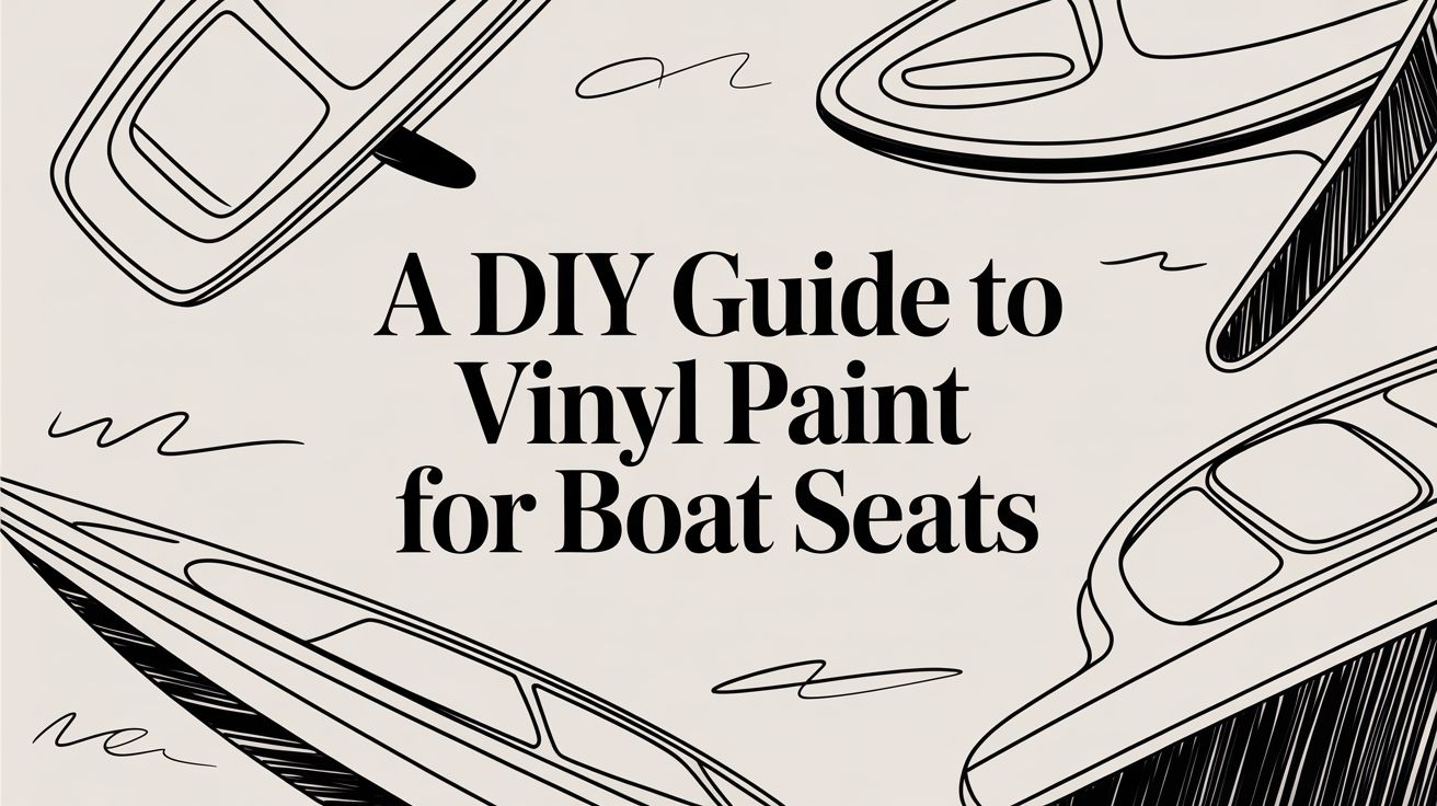A DIY Guide to Vinyl Paint for Boat Seats
