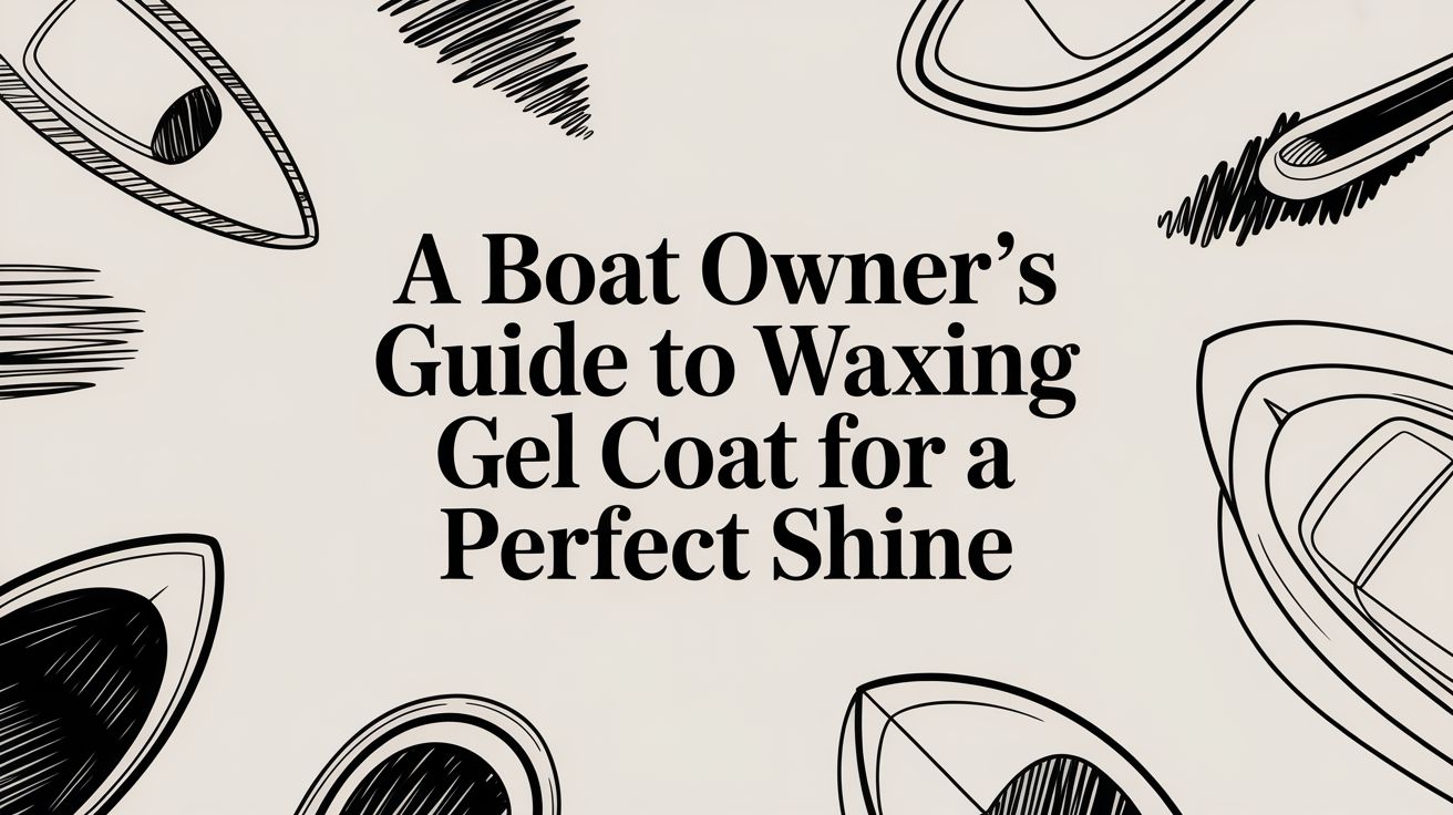 A Boat Owner's Guide to Waxing Your Gelcoat for a Perfect Shine