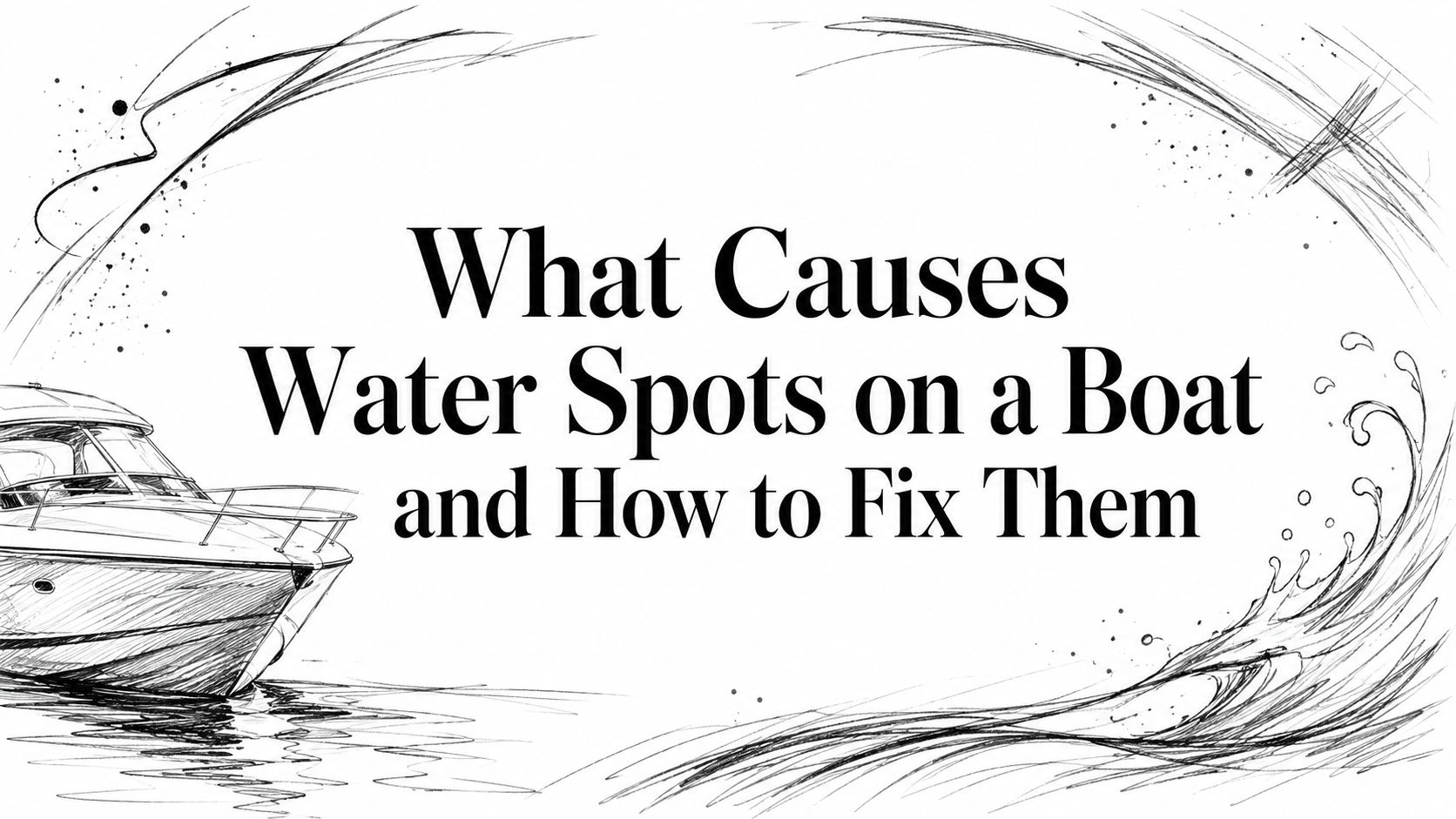 What Causes Water Spots on a Boat and How to Fix Them