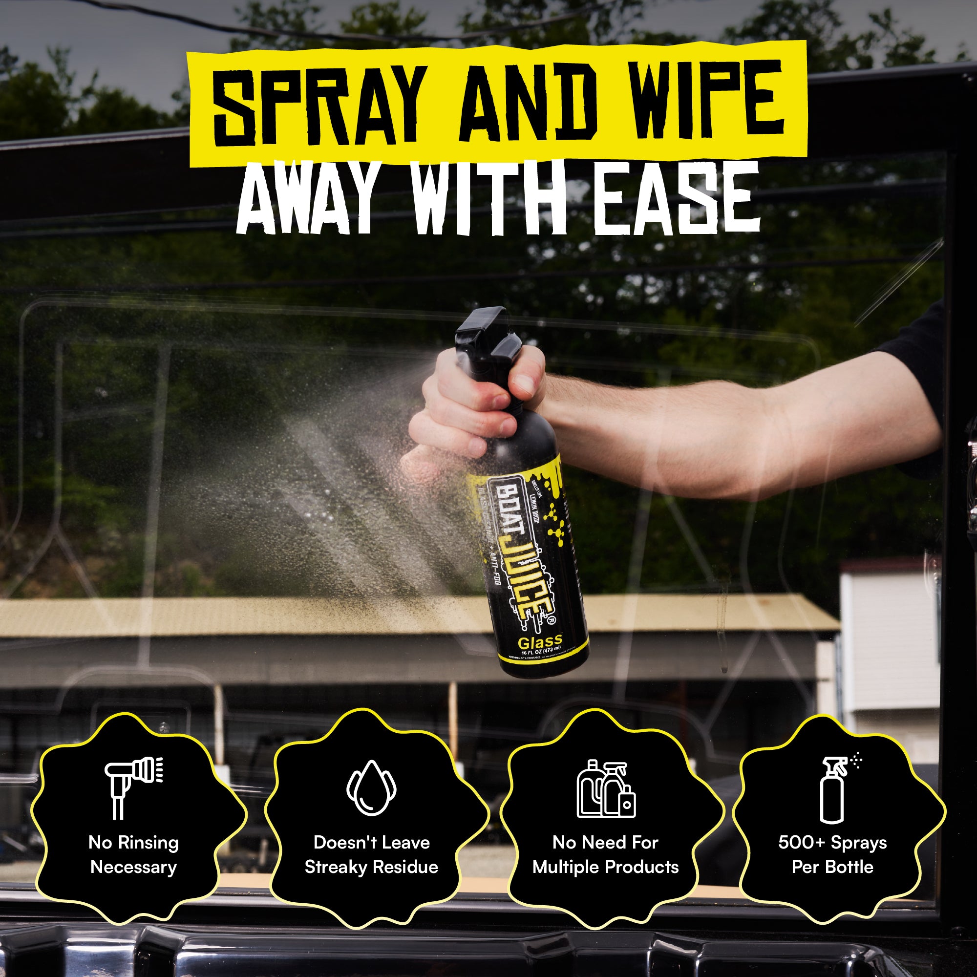 Boat Juice Glass Cleaner - 16oz
