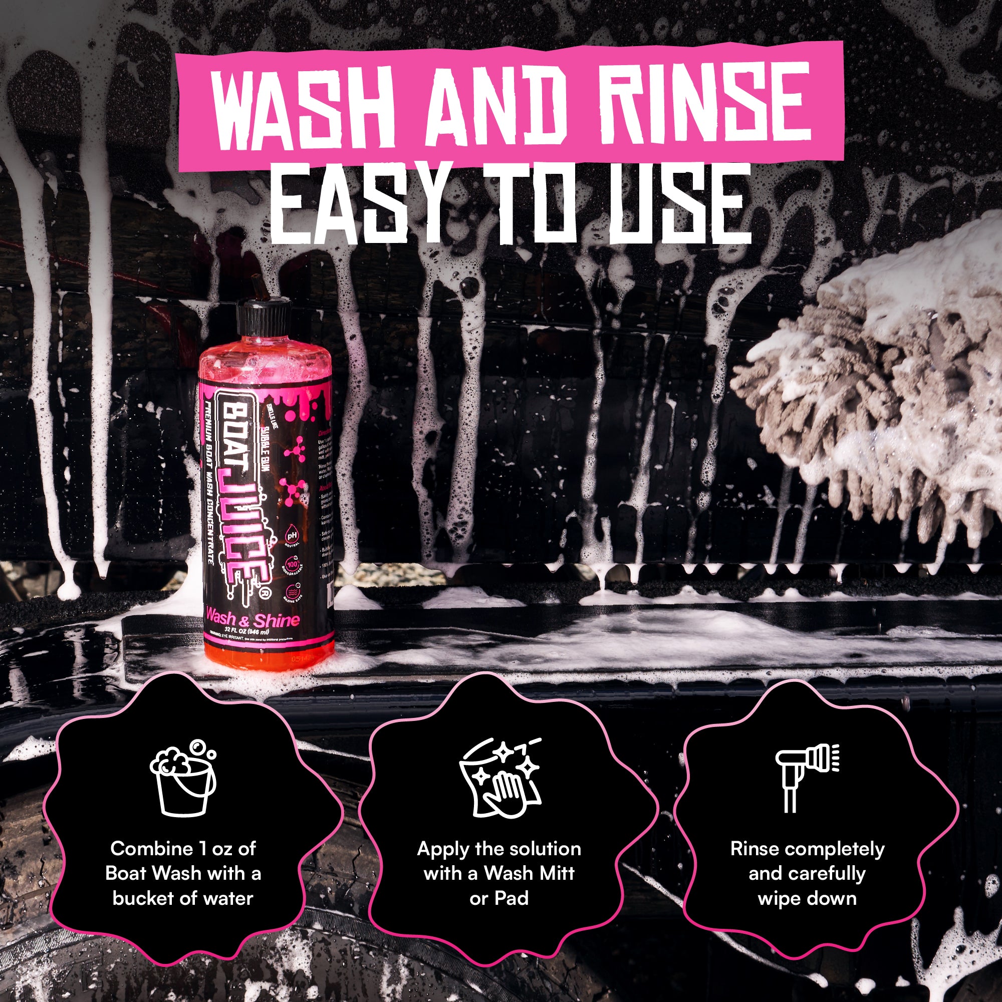 Boat Juice Wash & Shine - 32oz