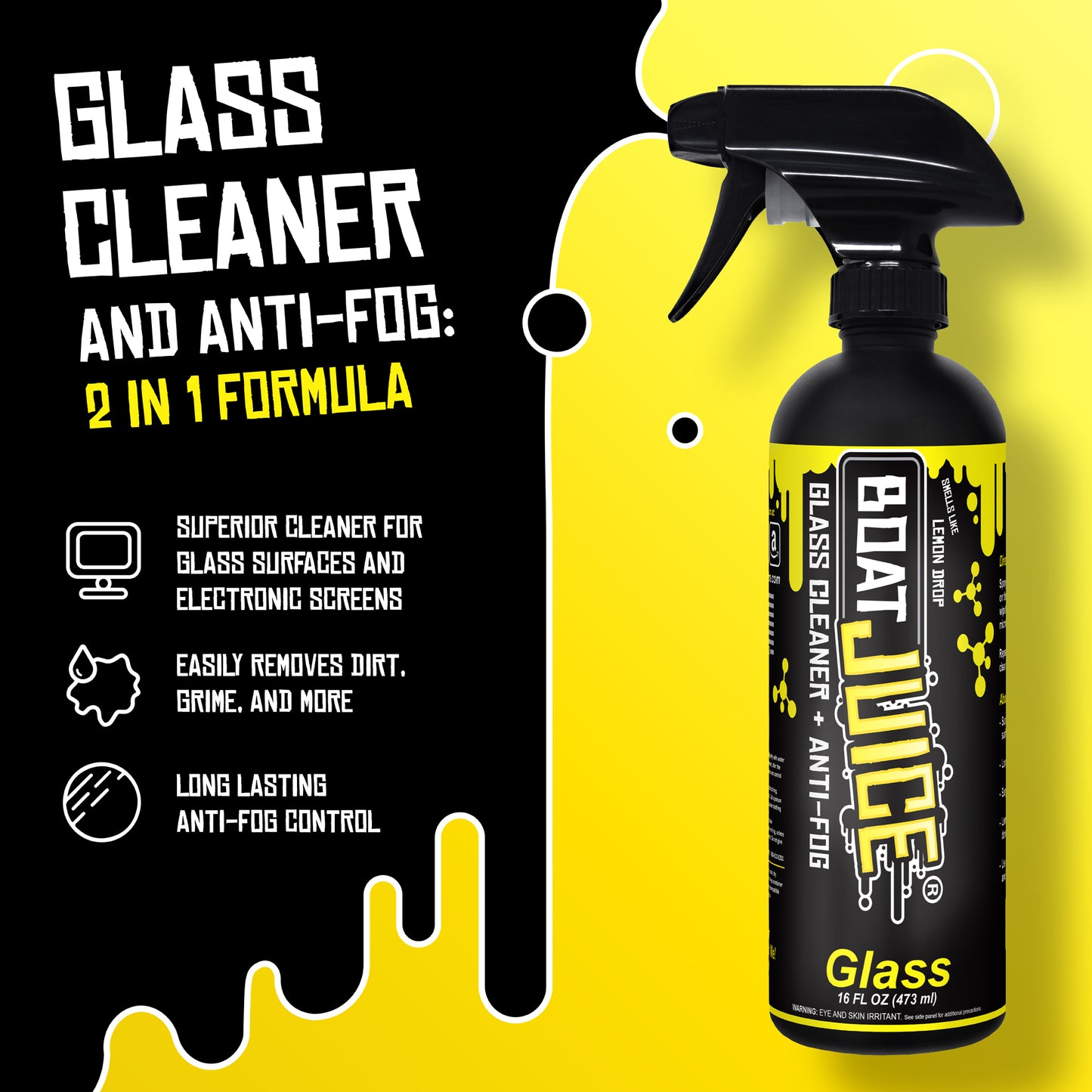 Boat Juice Glass Cleaner - 16oz