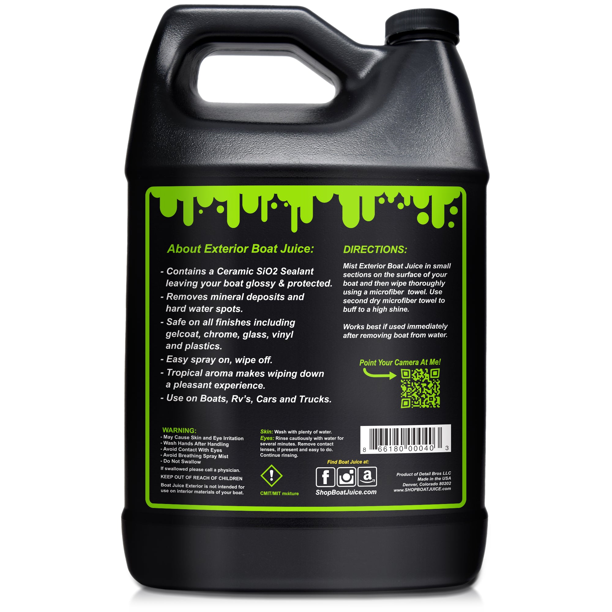 Boat Juice Exterior Cleaner - 1 Gallon
