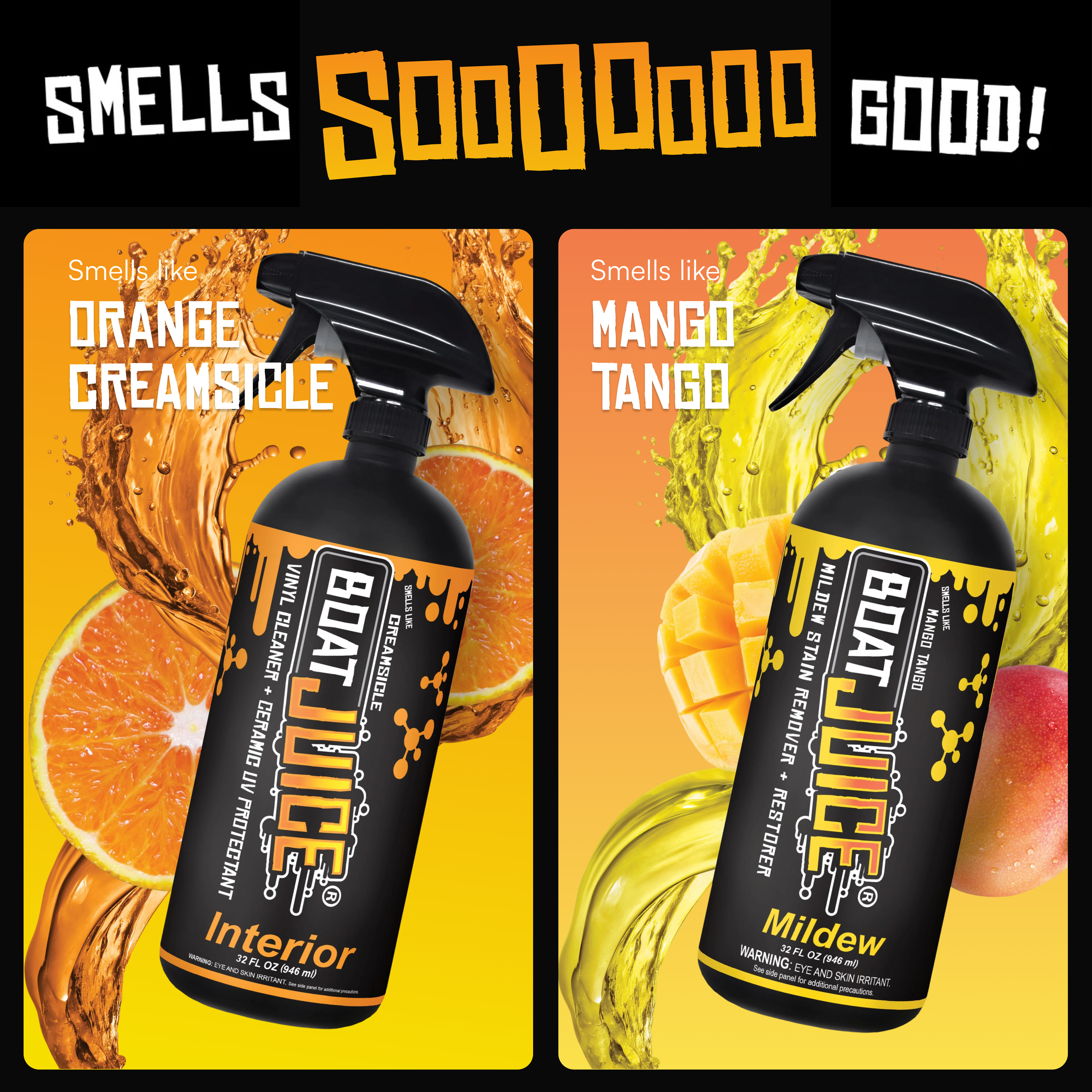 Interior small engine degreaser spray bottle, black trigger with orange label—drain cleaner formula